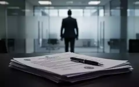 Eine unscharfe Figur geht in einem modernen Büro auf eine Glaswand zu. Im Vordergrund liegen Dokumente und ein Stift. - Foto: über boerse-global.de