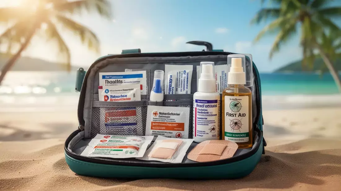 Reiseapotheke richtig planen: Tipps für gesunden Urlaub