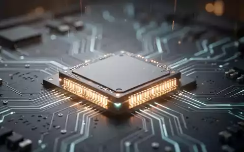 Close-up of a glowing microchip on a circuit board, symbolizing technology, supply chain issues, and price increases. - Foto: über boerse-global.de