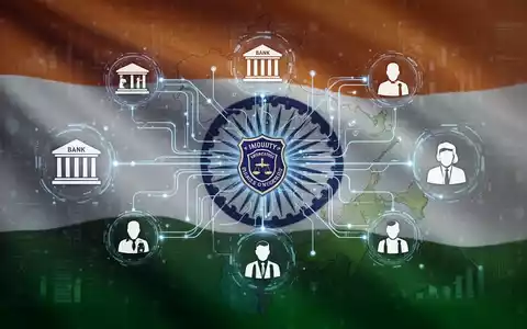 Digital interface representing financial data flow between banks, law enforcement, and individuals, symbolizing cybercrime victim aid. - Foto: über boerse-global.de