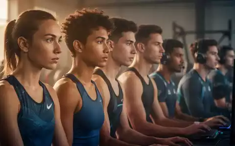 Eine Gruppe von Athleten aus verschiedenen Sportarten in nachdenklichen Posen, die mentale Stärke und Konzentration symbolisieren. - Foto: über boerse-global.de