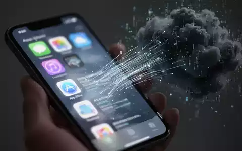 A smartphone screen with glowing lines of data flowing out, representing data collection and personalized recommendations. - Foto: über boerse-global.de