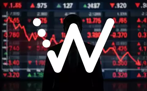 Schattenfigur eines Geschäftsmannes vor einem roten, fallenden Börsenticker, der einen vollständigen Verkauf symbolisiert. - Foto: über boerse-global.de