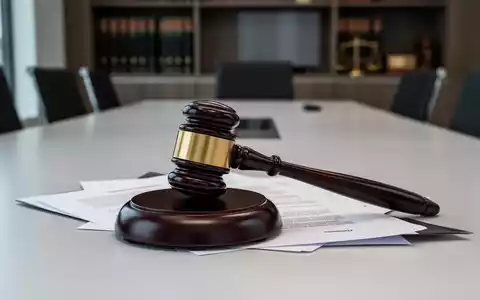 Ein Nahaufnahme eines Holzhammers, der auf juristischen Dokumenten liegt, symbolisiert Gerichtsentscheidungen im Arbeitsrecht. - Foto: über boerse-global.de