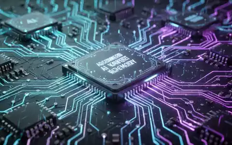Close-up of glowing microchips and circuit board, representing advanced AI memory technology. - Foto: über boerse-global.de