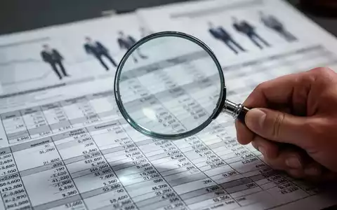 Eine Hand hält eine Lupe über eine Betriebskostenabrechnung, die Details und Zahlen zeigt, symbolisiert Prüfung und Transparenz. - Foto: über boerse-global.de