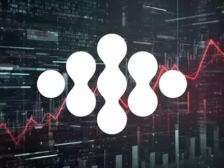 Abstrakte Darstellung von fallenden Finanzdaten und digitalen Transaktionen, die einen Verkauf von Unternehmensaktien symbolisiert. - Foto: über boerse-global.de