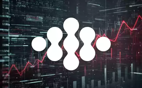 Abstrakte Darstellung von fallenden Finanzdaten und digitalen Transaktionen, die einen Verkauf von Unternehmensaktien symbolisiert. - Foto: über boerse-global.de