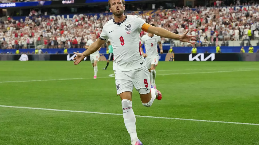 Harry Kane bejubelten einen Treffer im WM-Spiel gegen Kroatien. - Bild: Nick Potts/PA Wire/dpa