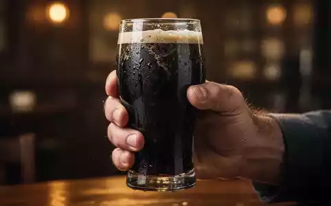 Ein Glas Craft Beer in einer männlichen Hand, im Hintergrund verschwommen eine gemütliche Kneipen- oder Heimumgebung. - Foto: über boerse-global.de