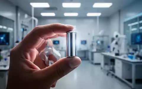 Nahaufnahme einer Hand, die eine Lithiumbatteriezelle in einem Labor hält, symbolisiert den Fokus auf Lithium-Technologie. - Foto: über boerse-global.de