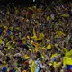 Das ehrwürdige Aztekenstadion war fest in kolumbianischer Hand.  - Bild: Fernando Llano/AP/dpa