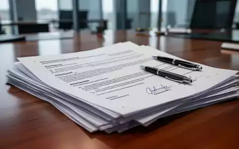 Nahaufnahme von juristischen Dokumenten und einem Stift auf einem Schreibtisch, die Kündigungen und Arbeitsrecht symbolisieren. - Foto: über boerse-global.de