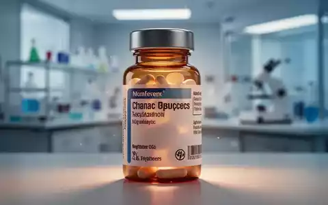 Nahaufnahme einer Medikamentenflasche mit generischem Etikett, die Erfolg in der pharmazeutischen Forschung symbolisiert. - Foto: über boerse-global.de