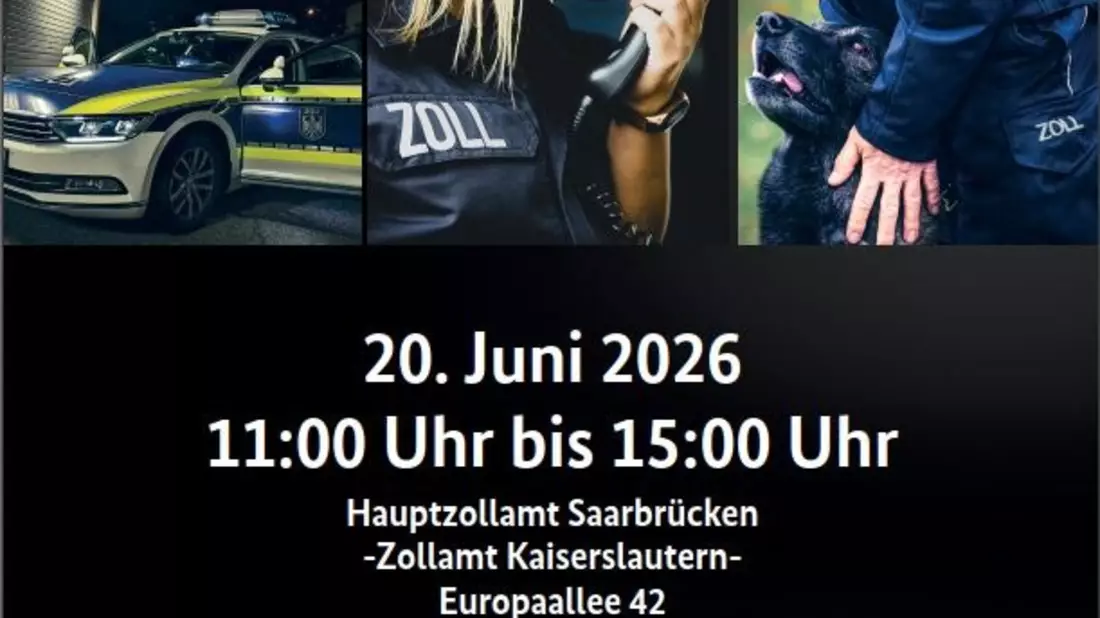 HZA-SB: Tag der offenen Tür am Zollamt Kaiserslautern / ZOLL präsentiert sich mit buntem Programm - Bild: presseportal.de