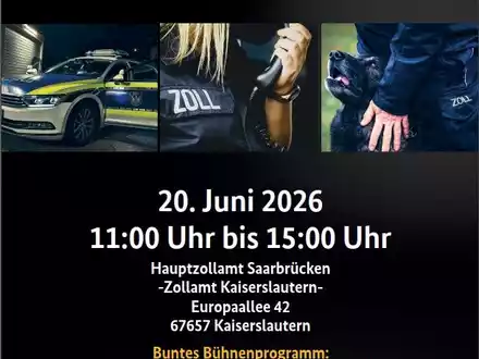 HZA-SB: Tag der offenen TĂŒr am Zollamt Kaiserslautern / ZOLL prĂ€sentiert sich mit buntem Programm - Foto: presseportal.de
