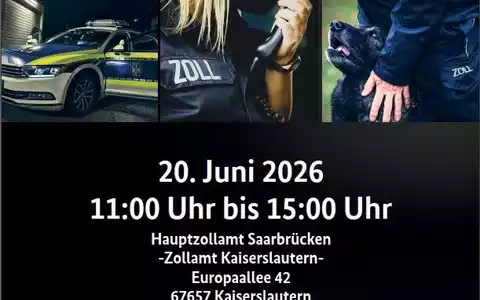 HZA-SB: Tag der offenen Tür am Zollamt Kaiserslautern / ZOLL präsentiert sich mit buntem Programm - Foto: presseportal.de