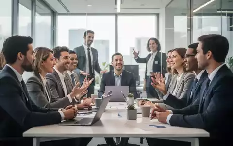 Eine Gruppe von Geschäftsleuten in einem modernen Büro, die sich offen und transparent austauschen, um Vertrauen zu symbolisieren. - Foto: über boerse-global.de