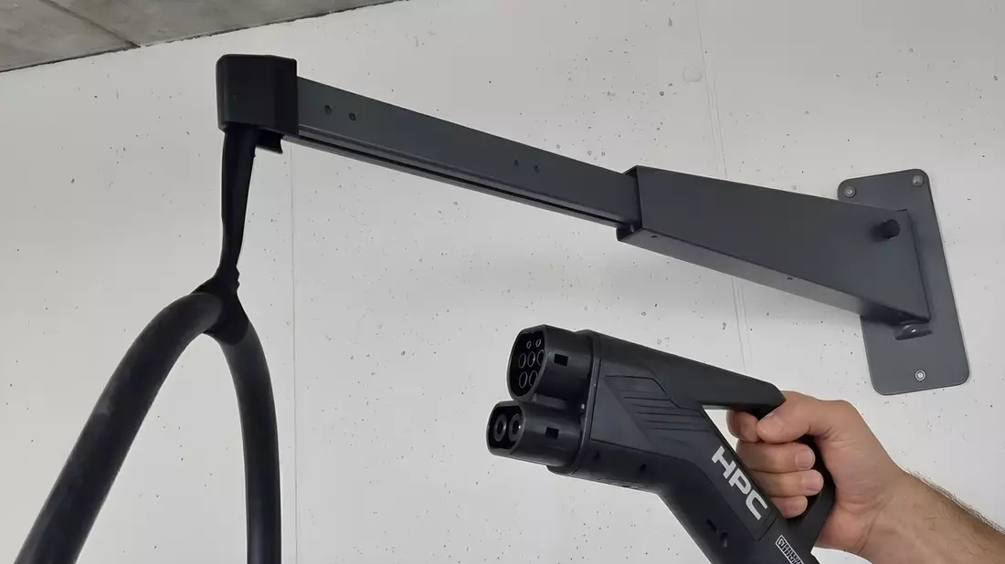 Weltpremiere in München: Cable-Sherpa GmbH präsentiert neue Kabelmanagementlösung für Schnellladeinfrastruktur und High-Power-Charging der nächsten Generation - Bild: presseportal.de