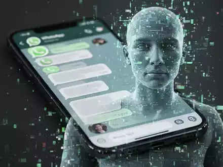 A fading digital avatar on a smartphone screen, symbolizing the removal of WhatsApp's avatar privacy settings and features. - Foto: über boerse-global.de