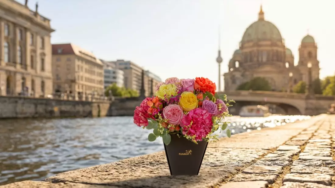 Blumengrüße für Unbekannte: am 28. Juni 2026 ist wieder Lonely Bouquet Day / Hunderte Fleurop-Fachgeschäfte und Blumenfans beteiligen sich an der internationalen Mitmach-Aktion - Bild: presseportal.de