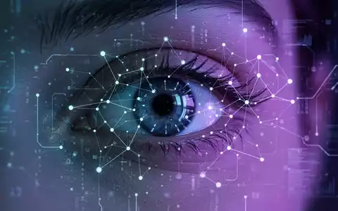 Ein menschliches Auge mit digitalen Überlagerungen, die Eye-Tracking-Daten und kognitive Analyse darstellen. Symbolisiert DeepTech-Finanzierung. - Foto: über boerse-global.de