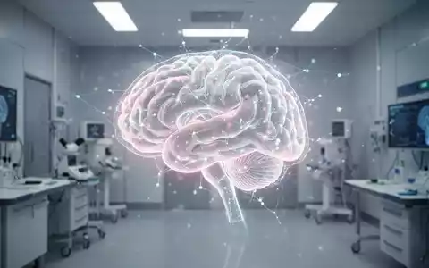 Eine stilisierte Darstellung der Integration von KI und menschlicher Psychotherapie, mit einem Neuronalen Netz über einem Gehirn. - Foto: über boerse-global.de
