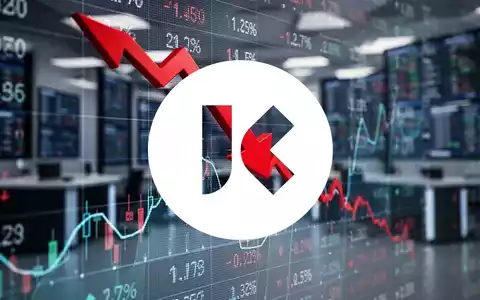 Roter Pfeil zeigt nach unten und durchbohrt einen Finanzchart, der einen starken Aktienkursrückgang symbolisiert. - Foto: über boerse-global.de