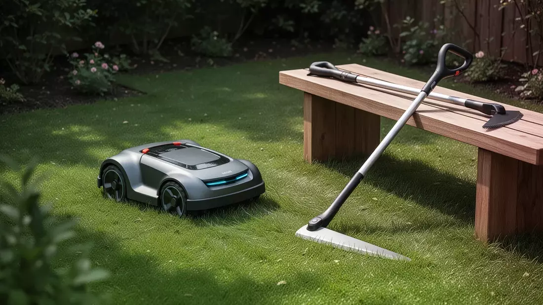 Gartenarbeit 2026: Kabelose Mähroboter und KI-Saatguttests