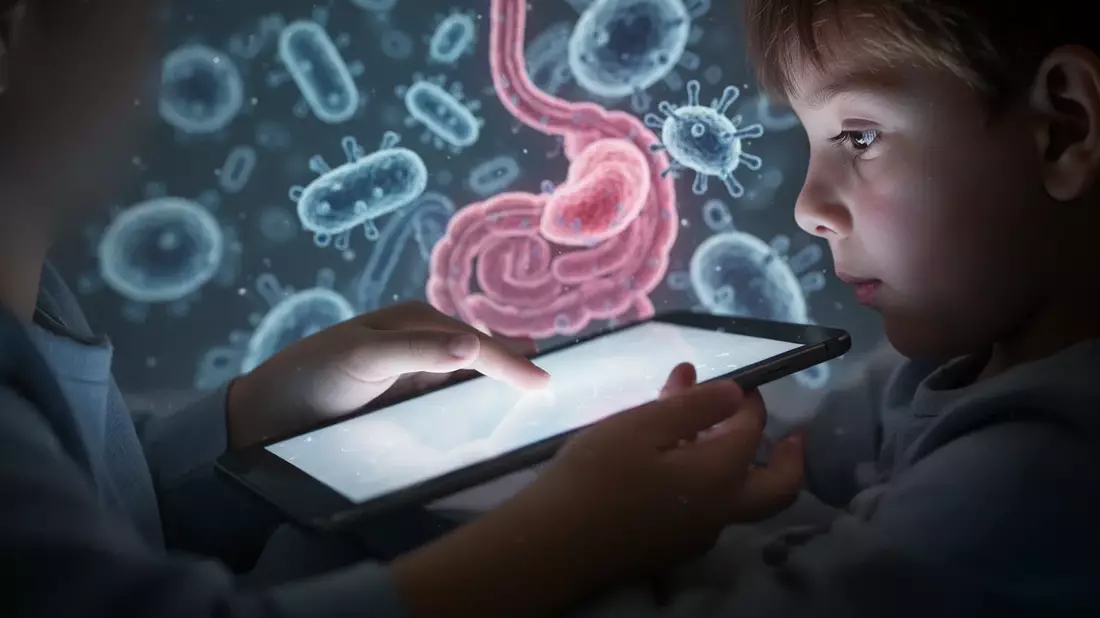 Übergewicht bei Kindern: Neue Studien zu Darmbakterien und Bildschirmlicht