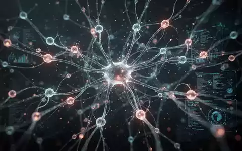 A glowing, intricate neural network symbolizing AI memory and data profiling, with illuminated nodes and connections against a dark background. - Foto: über boerse-global.de