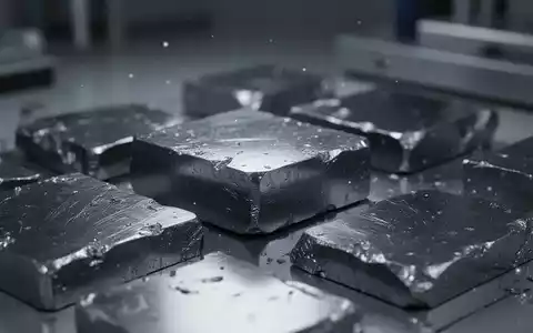 Nahaufnahme von glänzenden, dunkelgrauen Vanadiummetallproben, die Reinheit und Wert vermitteln. - Foto: über boerse-global.de