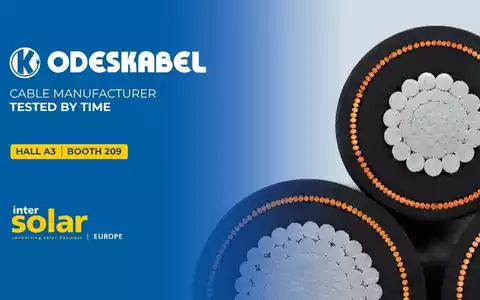 From Solar String to Grid Connection: / Odeskabel showcases complete renewable energy cable solutions, featuring TÜV certified PV cables and HD 620-10C fully type tested Medium Voltage cables - Foto: presseportal.de