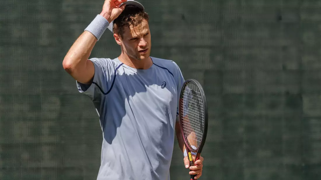 Für Yannick Hanfmann war es der letzte Auftritt bei den Terra Wortmann Open in diesem Jahr. - Bild: Friso Gentsch/dpa