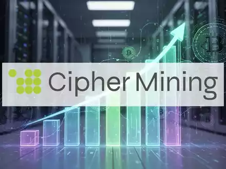 Ein stilisierter, leuchtender Balkenchart mit starkem Aufwärtstrend, überlagert von digitalen Mustern und einem Server-Hintergrund. - Foto: über boerse-global.de