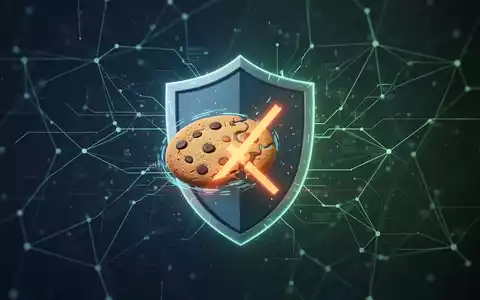 Eine grafische Darstellung eines Cookies, das durch ein Schild blockiert wird, symbolisiert Datenschutz und die Reduzierung von Cookie-Bannern. - Foto: über boerse-global.de