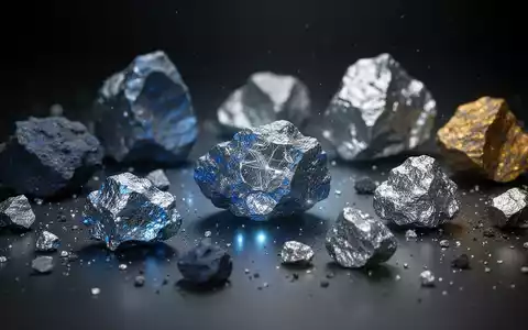 Rohstoffe für Batteriemetalle wie Lithium, Kobalt und Nickel auf einer dunklen Oberfläche, die Potenzial und Unsicherheit symbolisieren. - Foto: über boerse-global.de
