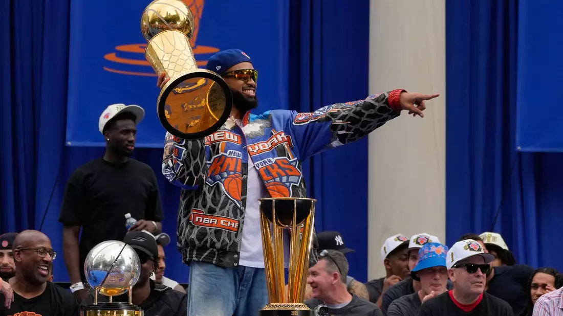 Zum ersten Mal seit mehr als 50 Jahren haben die Knicks einen NBA-Titel gewonnen.  - Bild: Yuki Iwamura/AP/dpa