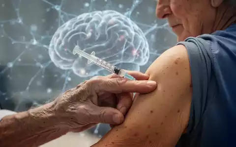 Eine Nahaufnahme zeigt die Hand einer älteren Person, die eine Impfung erhält, mit einem verschwommenen Hintergrund. - Foto: über boerse-global.de