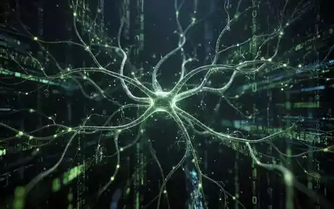 Abstrakte Darstellung von künstlicher Intelligenz und Big Data mit leuchtenden neuronalen Netzwerken und Datenströmen. - Foto: über boerse-global.de