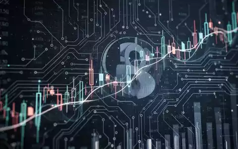 Abstrakte Darstellung von Finanzdaten oder einer Transaktion mit technologischen Elementen und präziser Ästhetik. - Foto: über boerse-global.de