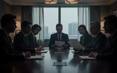Eine angespannte Szene in einem Besprechungsraum, die Konflikte zwischen Arbeitnehmern und Management symbolisiert. - Foto: über boerse-global.de