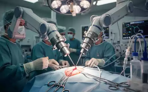 Robotergestützte Chirurgie in einem Operationssaal, die Präzision und technologischen Fortschritt in der Urologie symbolisiert. - Foto: über boerse-global.de