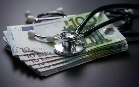 Ein Stapel Euro-Banknoten, teilweise verdeckt von einem Stethoskop, symbolisiert die steigenden Gesundheitsausgaben und die GKV-Reform. - Foto: über boerse-global.de
