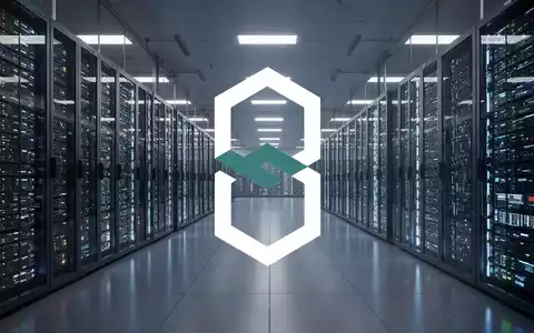 Ein riesiges, modernes Rechenzentrum mit Reihen von leuchtenden Server-Racks und fortschrittlicher Architektur. - Foto: über boerse-global.de