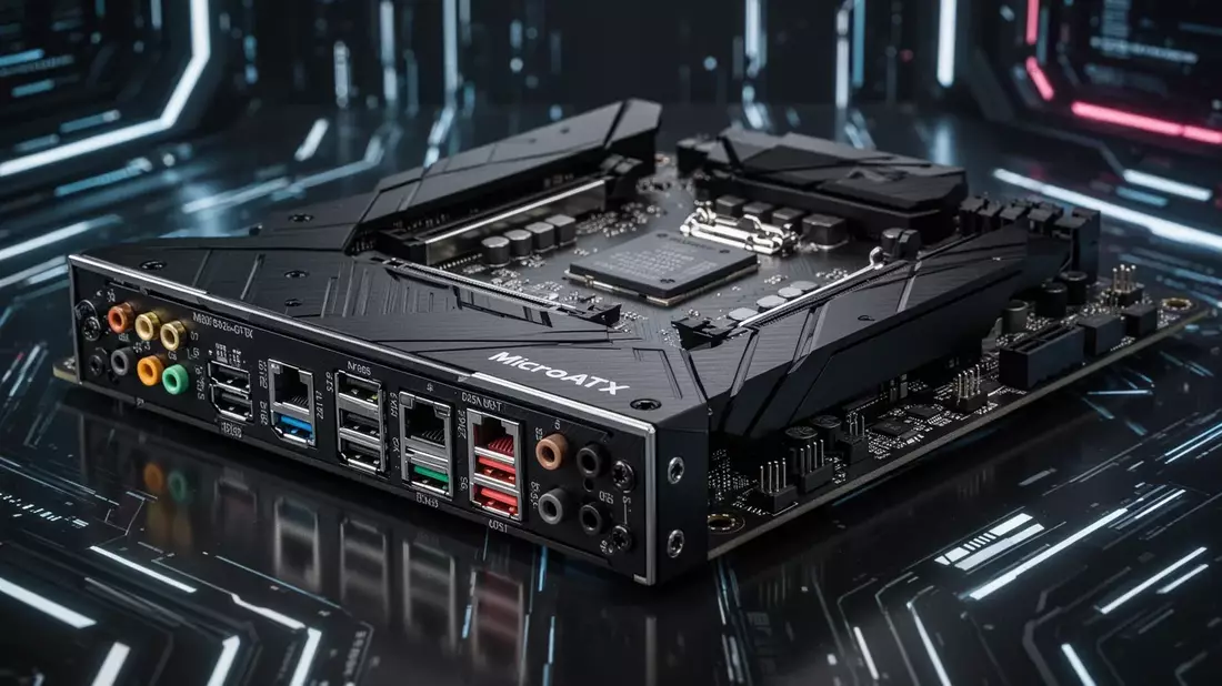 GIGABYTE B850M AORUS STEALTH: Mainboards mit rückseitigen Anschlüssen