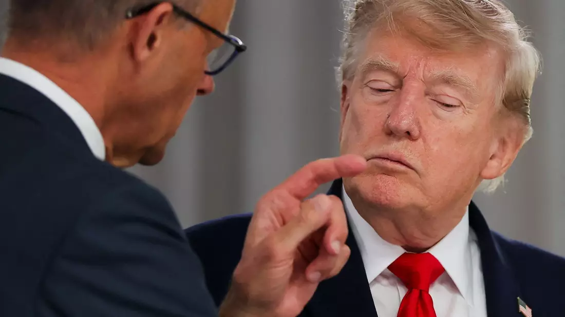 Die Ermittlungen zu Arzneimittelpreisen könnten Spannungen zwischen Merz und Trump auslösen. (Archivbild) - Bild: Christian Hartmann/Pool Reuters/AP/dpa