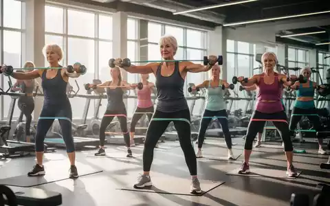 Frauen unterschiedlichen Alters beim Krafttraining in einem modernen Fitnessstudio, das die Knochengesundheit fördert. - Foto: über boerse-global.de