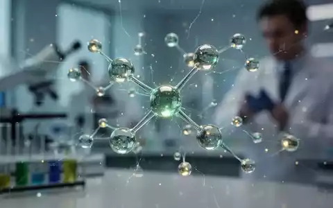 Eine stilisierte, leuchtende Molekularstruktur, die Lizenzierung und Beteiligung im Gesundheitswesen symbolisiert. - Foto: über boerse-global.de