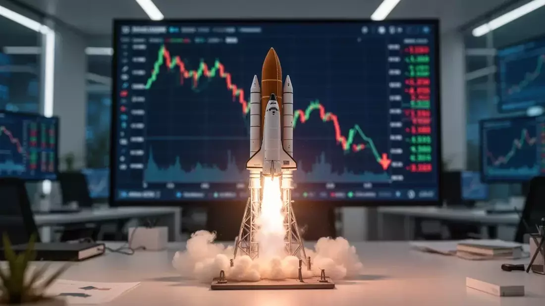 Rocket Lab: entrada al Nasdaq-100, caída bursátil y récords operativos